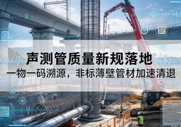 马尔康声测管质量新规落地，一物一码溯源，非标薄壁管材加速清退