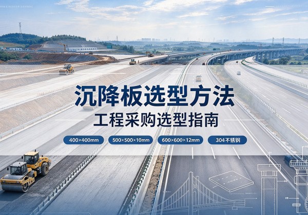 马尔康沉降板选择方法